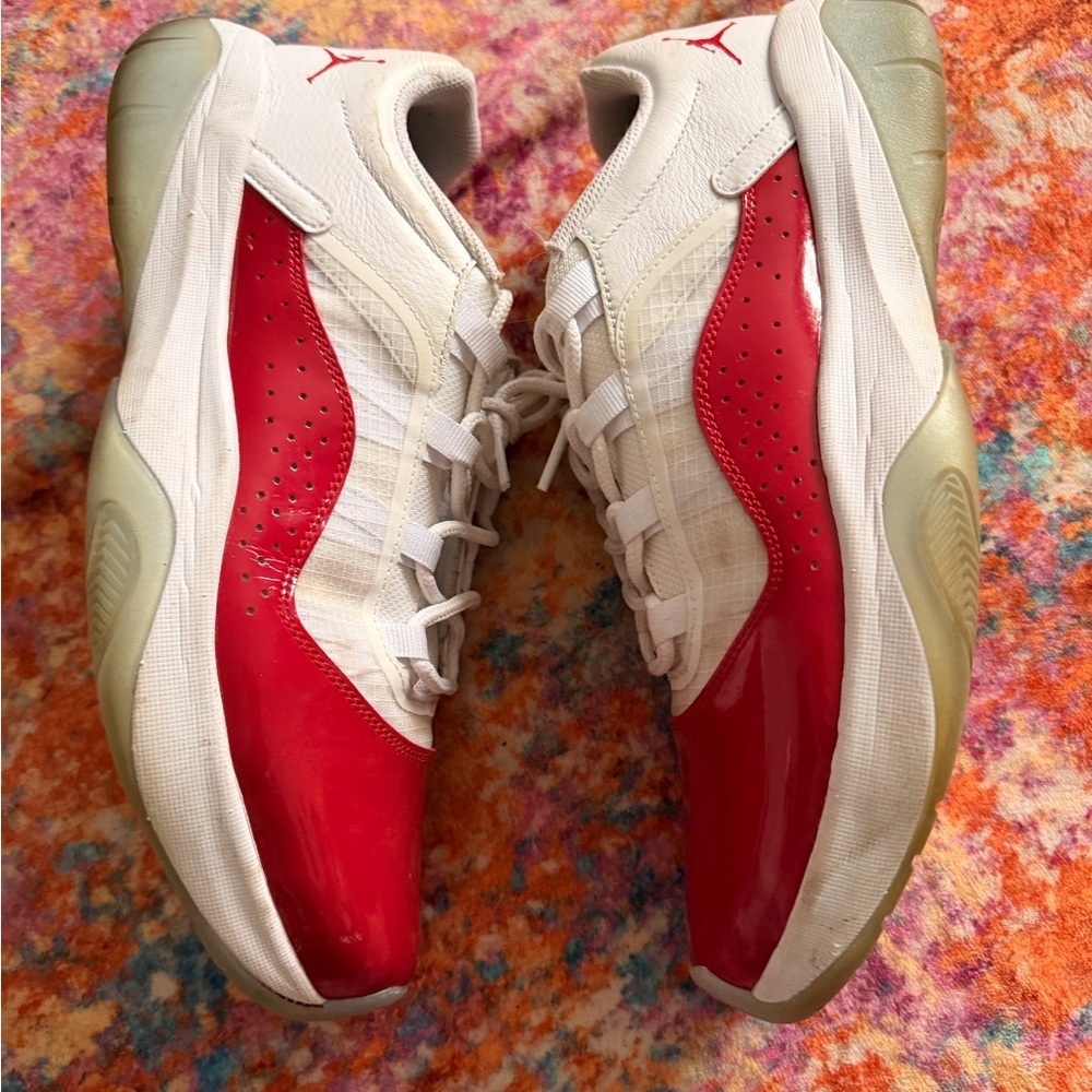 Nike Air Jordan 11 CMFT Low Cherry Red White Shoes Men's 12 DN4180-116
